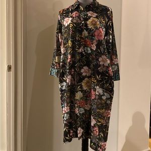 NWOT Johnny Was Floral Dress Size XS